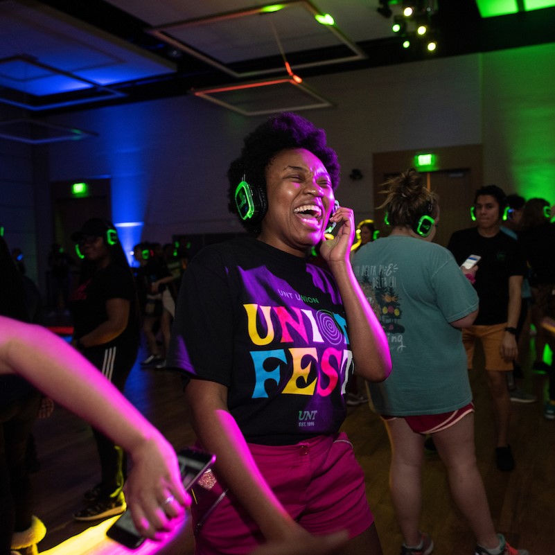 Student Dancing at UnionFest