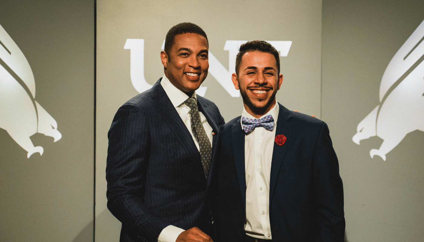 don lemon and student
