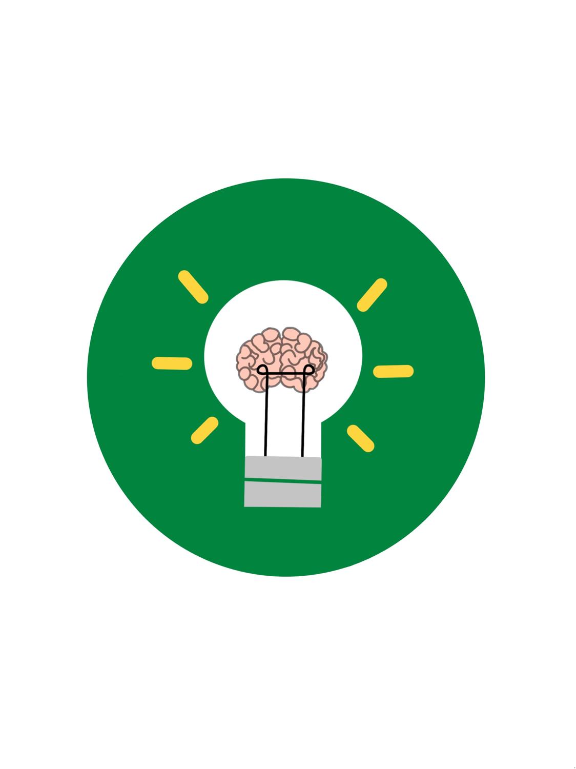 Light bulb with brain